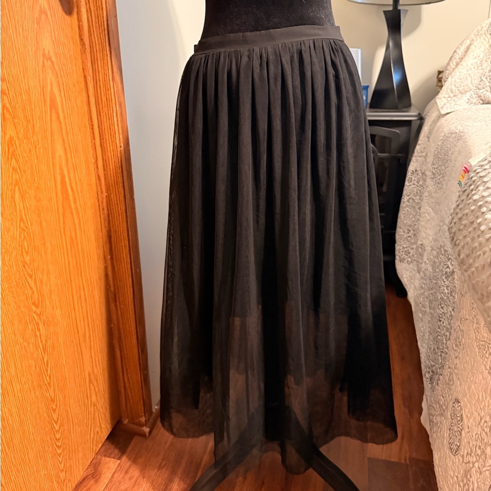 Chic Black Maxi Skirt for Women